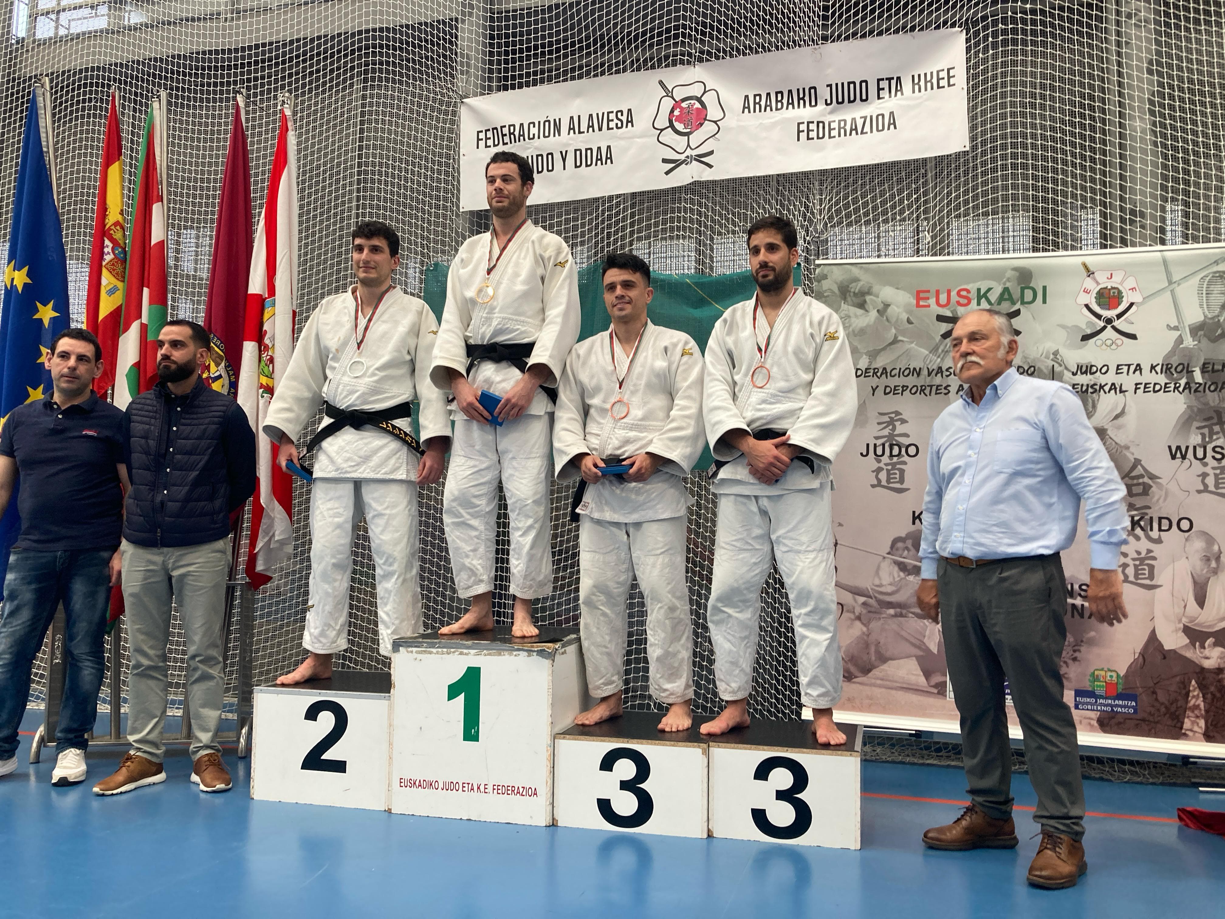 10 medallas en la Copa de España de Judo Veteranos de Vitoria 12-04-25